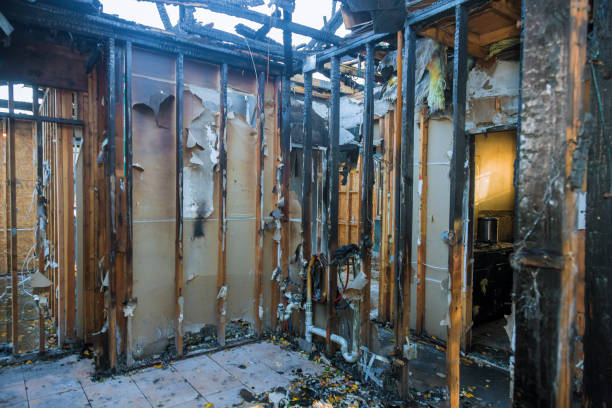 Professional Emergency Fire Cleanup technician working in Fairfax, VA